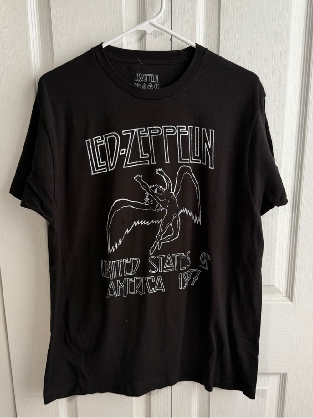 Led Zeppelin short sleeve band tee size large